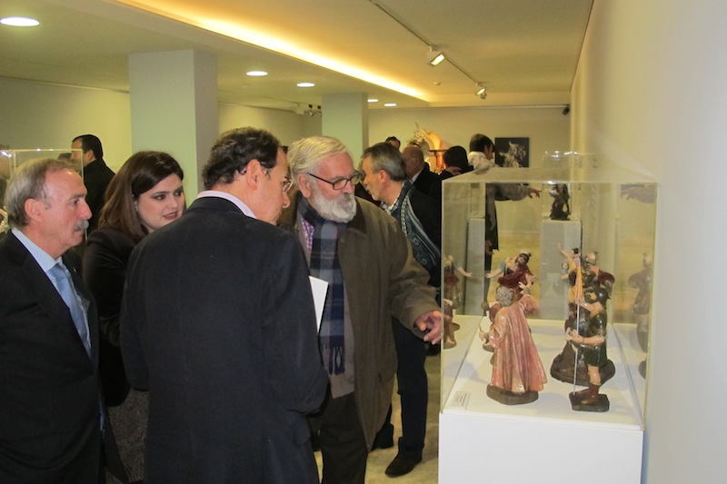 Visitando la exposición "El belén de Salzillo a través de Nicolás Almansa"