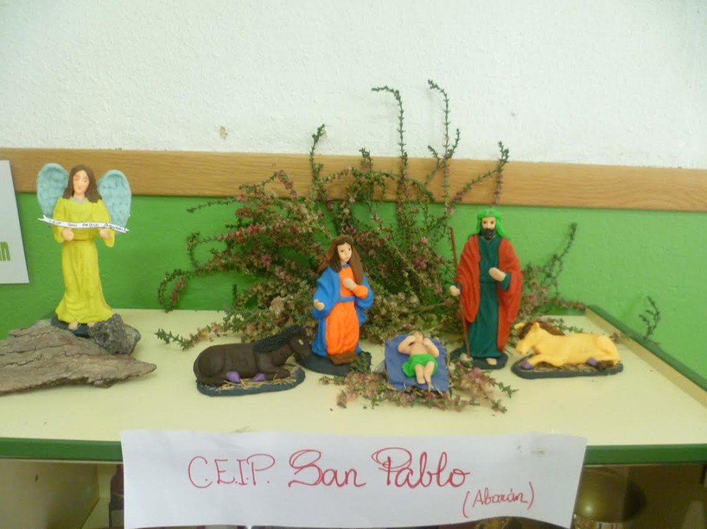 Belén en plastilina ganador - CEIP San Pablo, Abarán