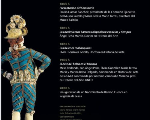 Programa del seminario “El arte del belén en el barroco”.